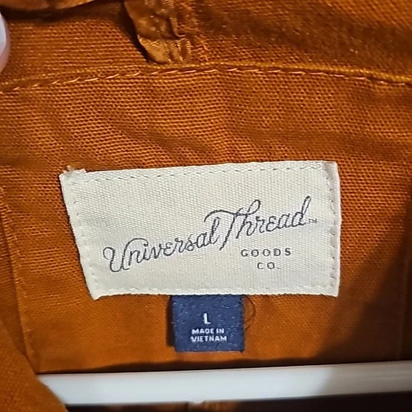Universal Thread Large Spring/Fall Jacket. Beautiful color, RUST - Picture 9 of 11